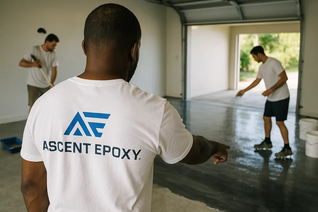 Ascent Epoxy Naples installation crew